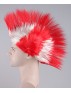 Red / White Mohawk Wig